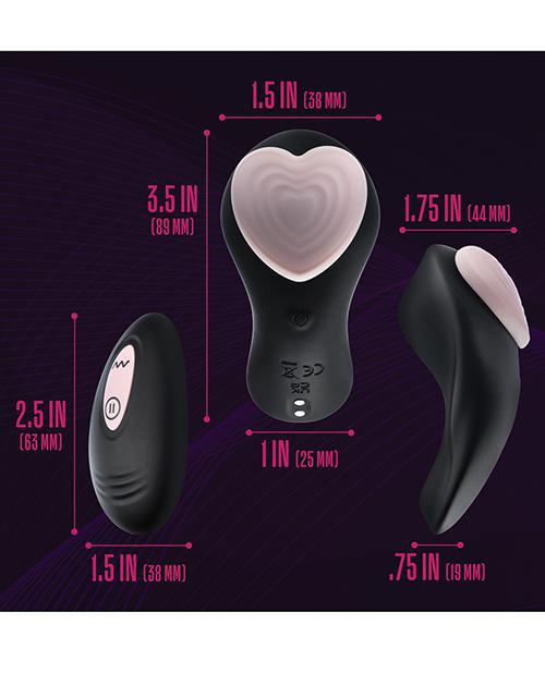 Temptasia Heartbeat Panty Vibe With Remote Pink
