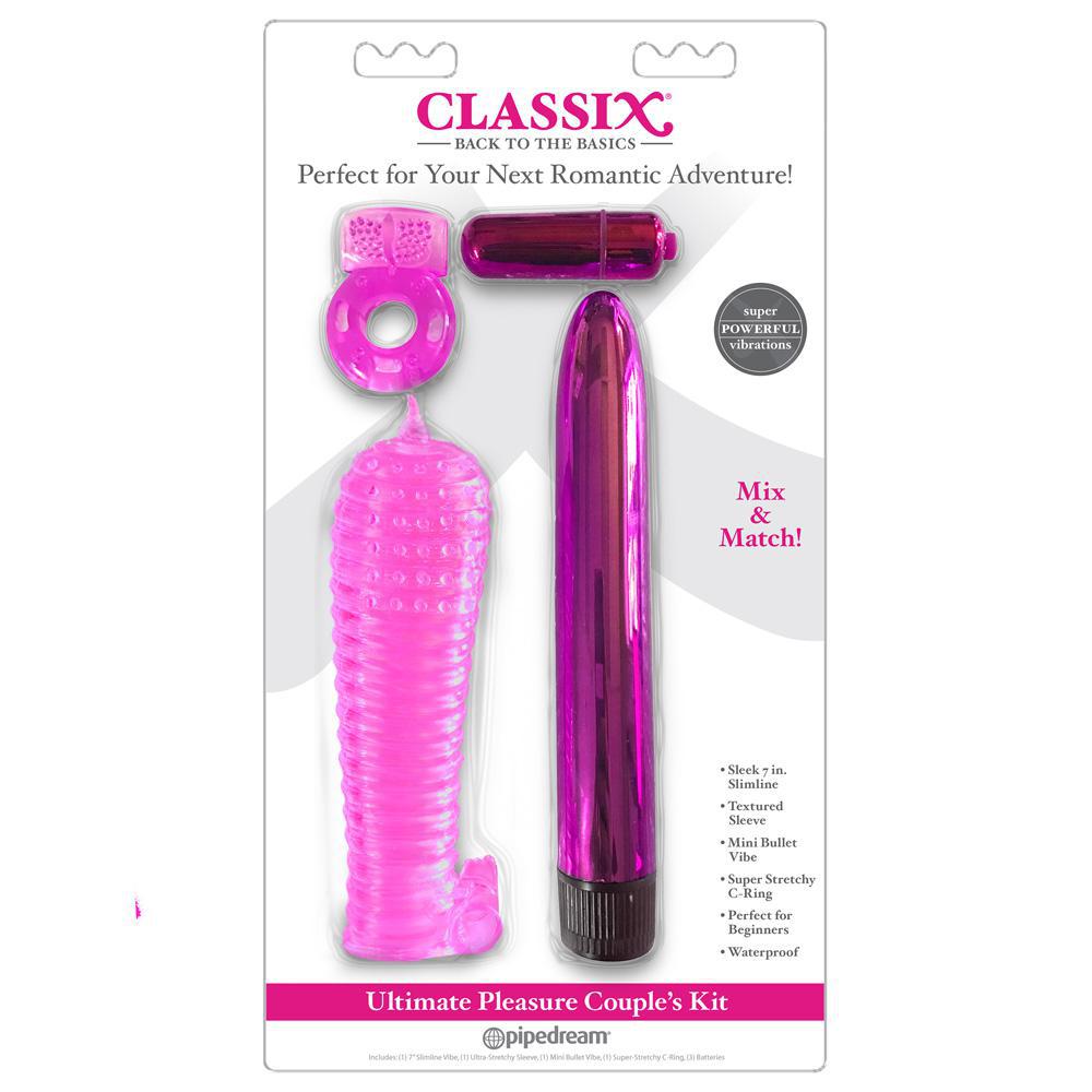 Classix Ultimate Pleasure Couples Kit Pink - Temptations