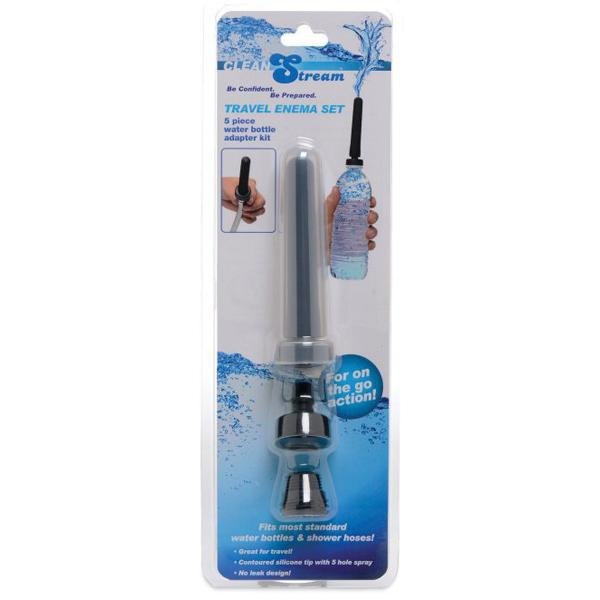CLEANSTREAM TRAVEL ENEMA SET 5 PIECE WATER BOTTLE ADAPTER KIT - Temptations
