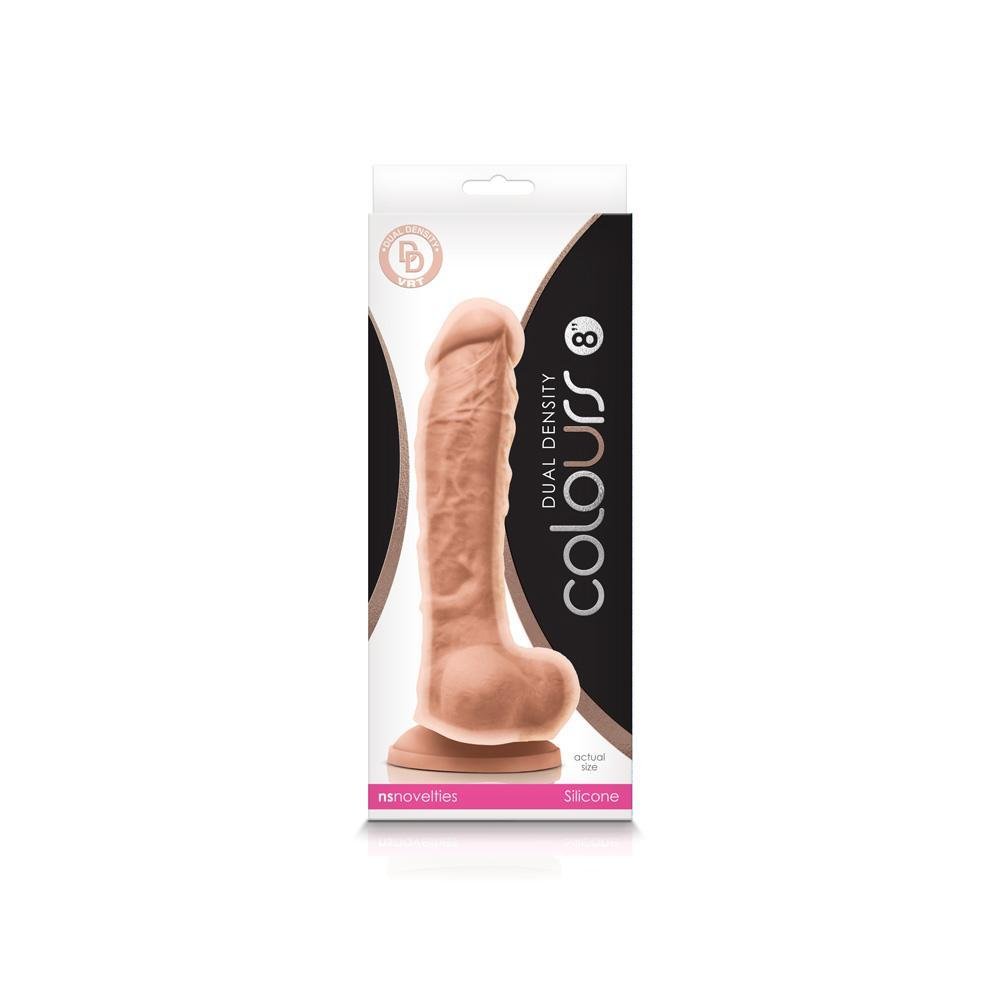Colours Dual Density 8" Dildo - Temptations