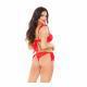 CORA LACE BRA & SIDE TIE PANTY SET - Temptations