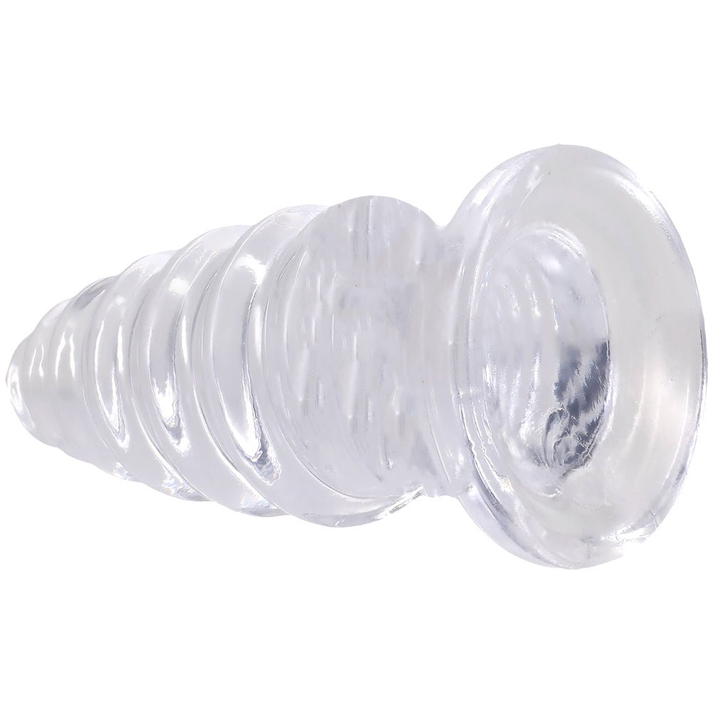 Crystal Jellies Anal Twist 6 Inch Clear