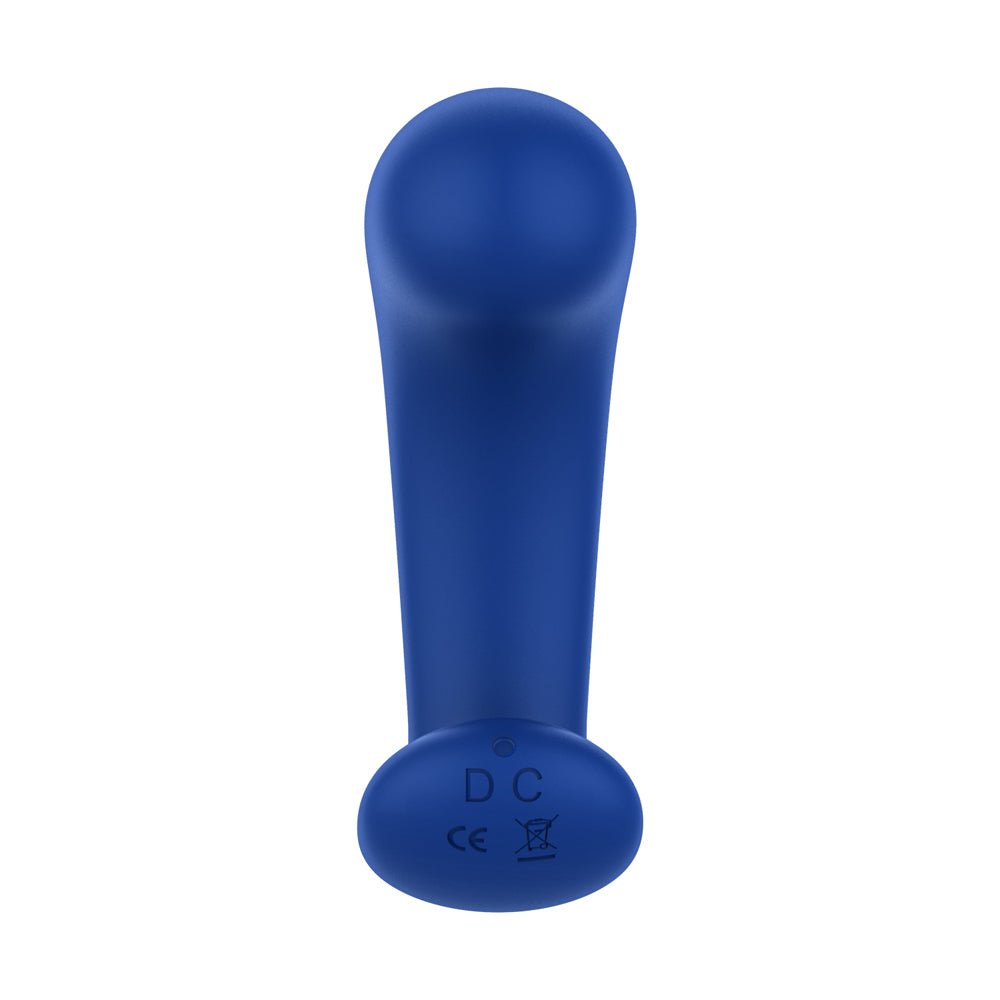 Curved Vibrating Plug Blue