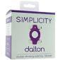 DALTON double vibrating cockring - Purple - Temptations