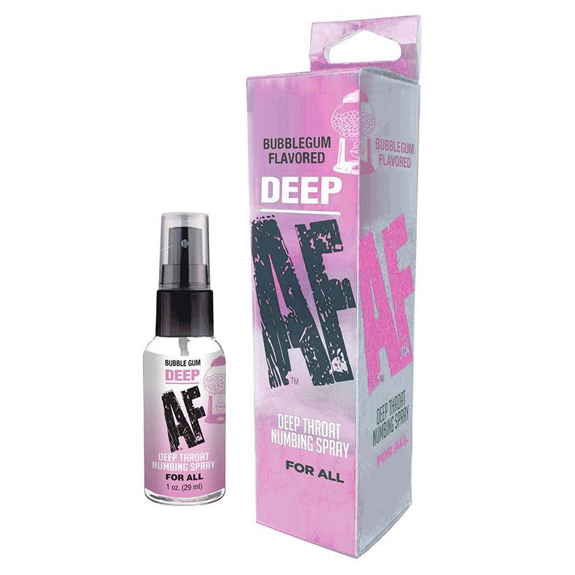 Deep AF Deep Throat Spray - Bubblegum 1oz - Temptations