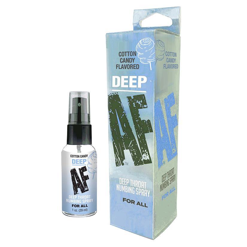 Deep AF Deep Throat Spray - Cotton Candy 1oz - Temptations