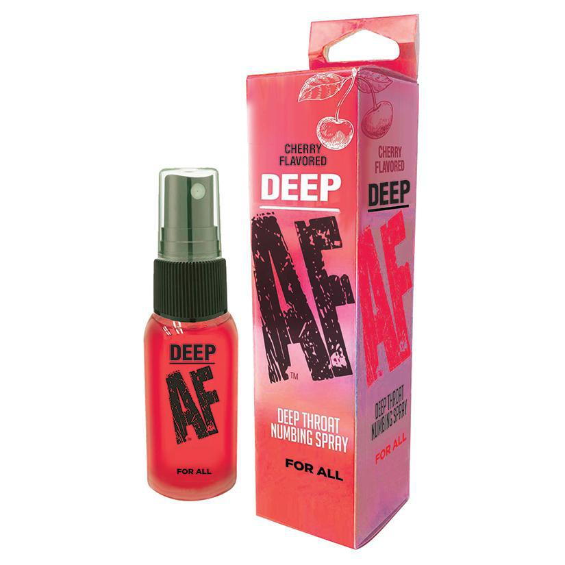 Deep AF Numbing Throat Spray - Cherry - Temptations