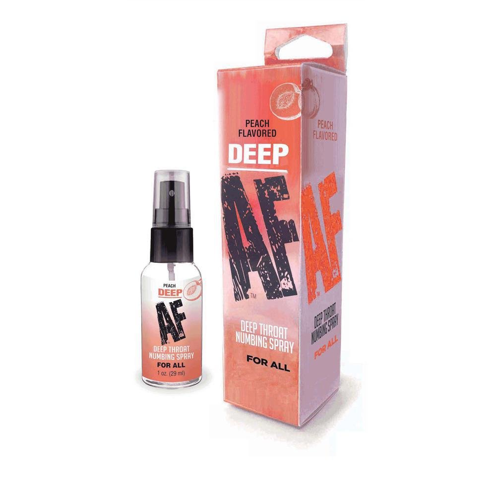 Deep Af Numbing Throat Spray Peach - Temptations