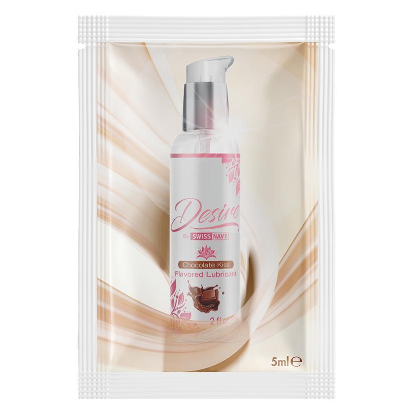 Desire By Swiss Navy Chocolate Kiss Flavored Lubricant 5ml - Temptations