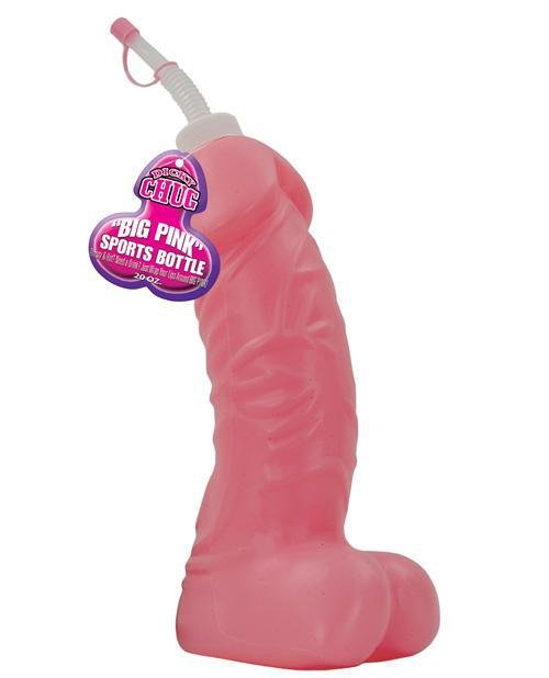 Dicky Chug Big Sports Bottle - 20 oz Pink - Temptations