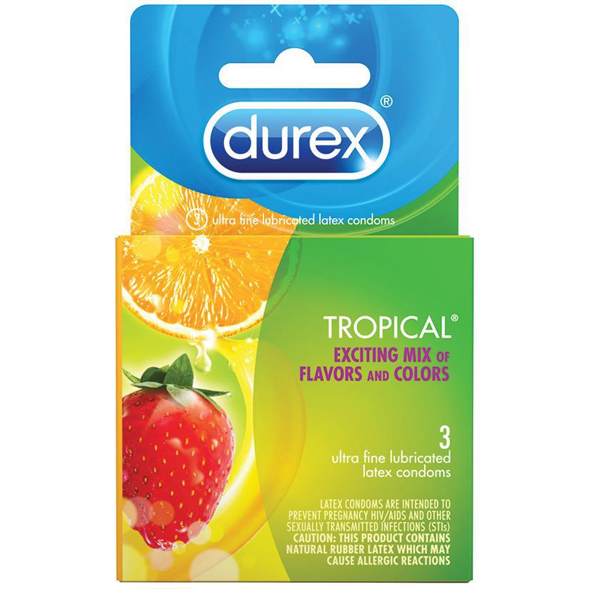 Durex Tropical Condoms (3 Pack) - Temptations
