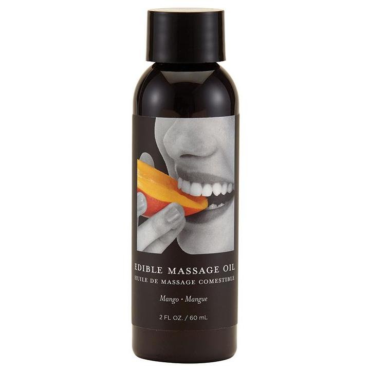 Earthly Body Edible Massage Oil - Mango 2oz - Temptations