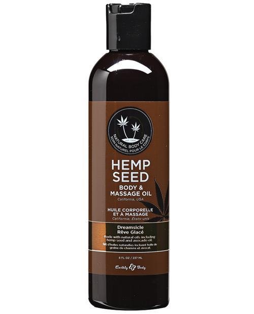 Earthly Body Massage & Body Oil - 8 oz Dreamsicle - Temptations