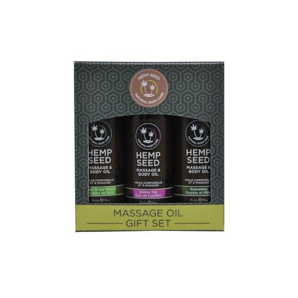 Earthly Body Massage Oil Gift Set Box - Temptations