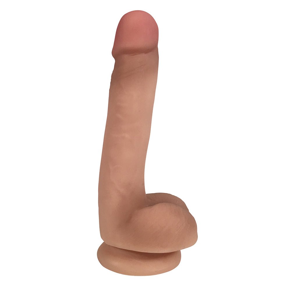 Easy Riders 7" Slim Bioskin Dong With Balls Vanilla