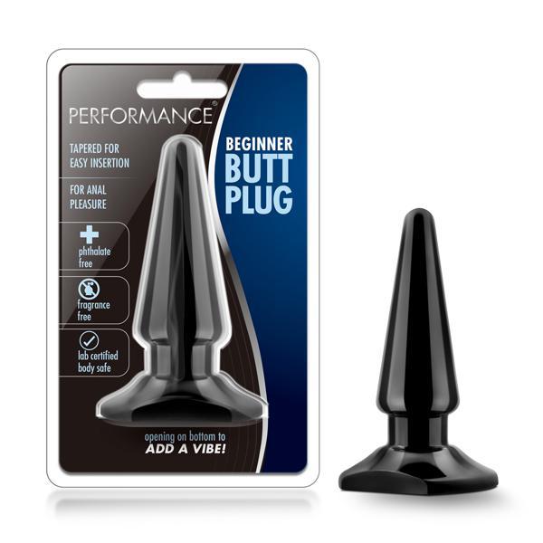 Performance Beginner Butt Plug Black