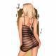 Ecstasy Queen Seamless Net Dress Black - Temptations