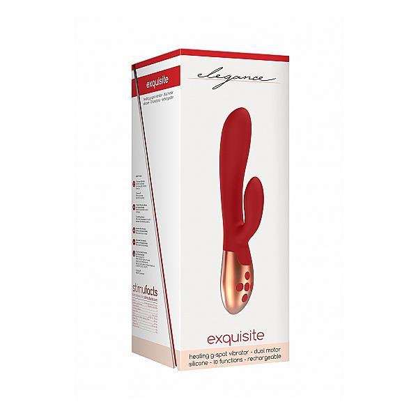 Elegance Heating G - Spot Vibrator Exquisite Red - Temptations