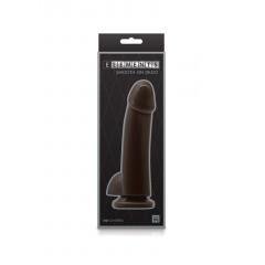 ELEMENTS SMOOTH 5'' DILDO BLACK - Temptations