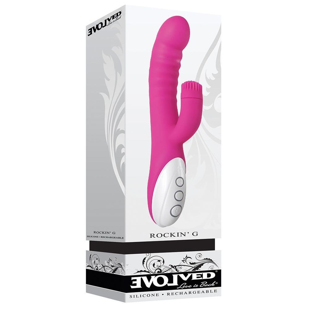 Evolved ROCKIN G RABBIT VIBRATOR PINK - Temptations