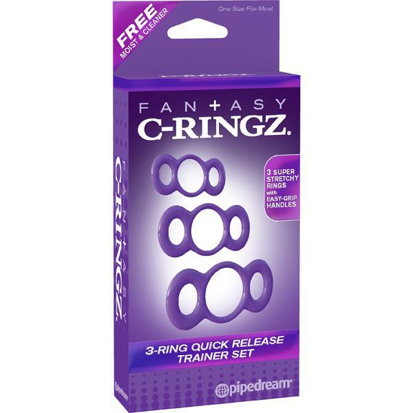 FANTASY C - RINGZ 3 - RING QUICK RELEASE TRAINER PURPLE - Temptations