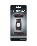 FANTASY C - RINGZ DUO - VIBRATING SUPER RING BLACK - Temptations
