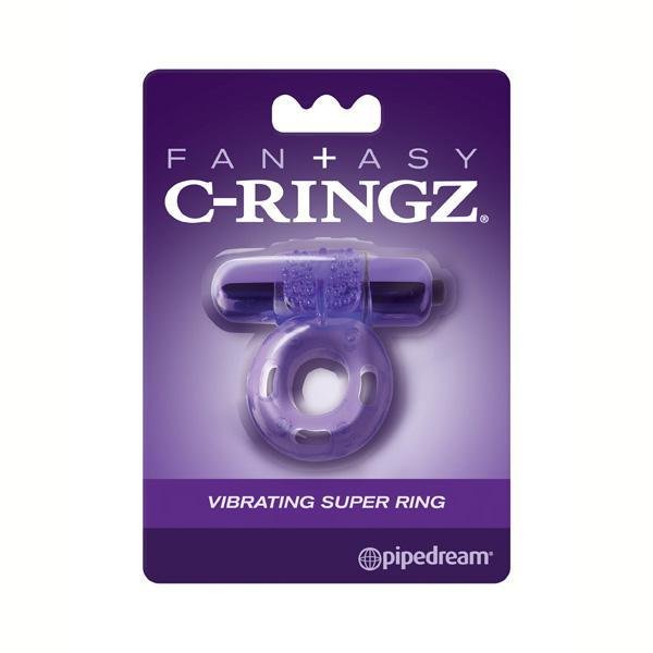 FANTASY C - RINGZ VIBRATING SUPER RING PURPLE - Temptations