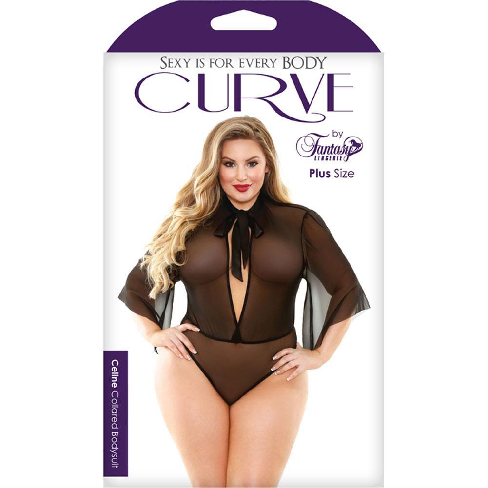 Fantasy CELINE COLLARED BODYSUIT B - P387 - 1X2X - Temptations