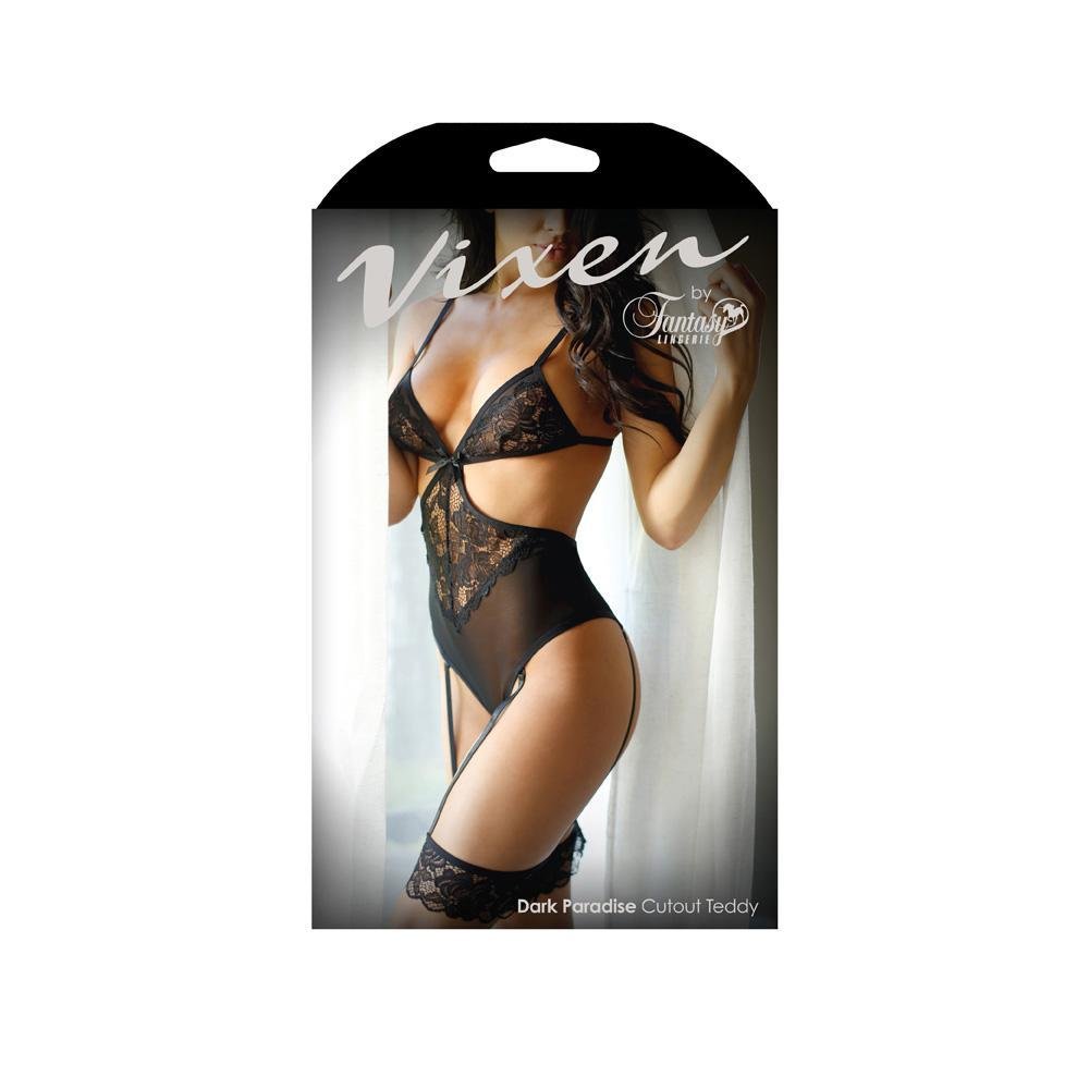Fantasy DARK PARADISE CUTOUT TEDDY B - V732 - LXL - Temptations