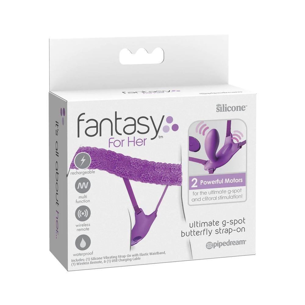 Fantasy For Her Ultimate G - Spot Butterfly Strap - On - Temptations