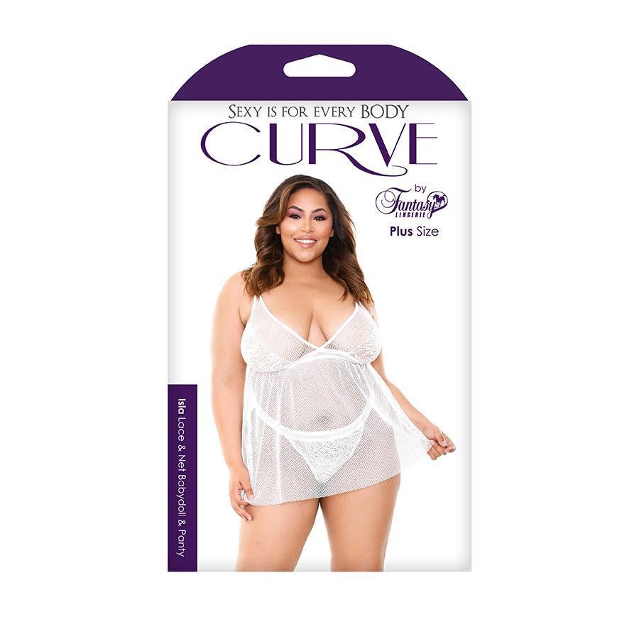 Fantasy ISLA BABYDOLL & PANTY SET 3X/4X B - P408 - 3X4X - Temptations