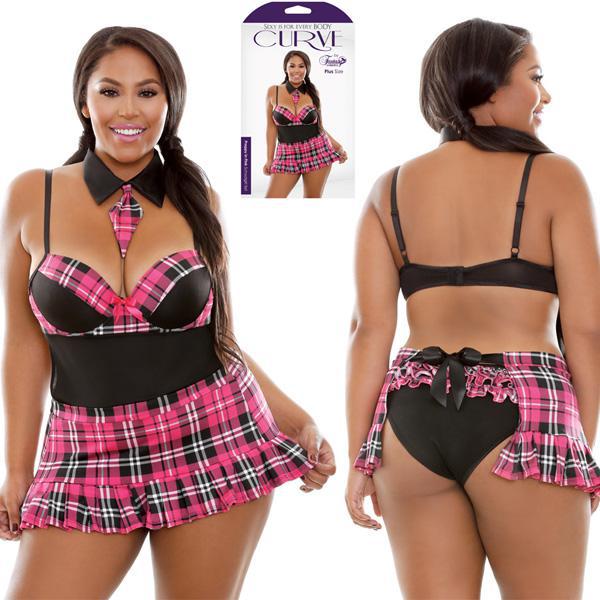 Fantasy PREPPY IN PINK SCHOOLGIRL SET B - P278 - 3X4X - Temptations