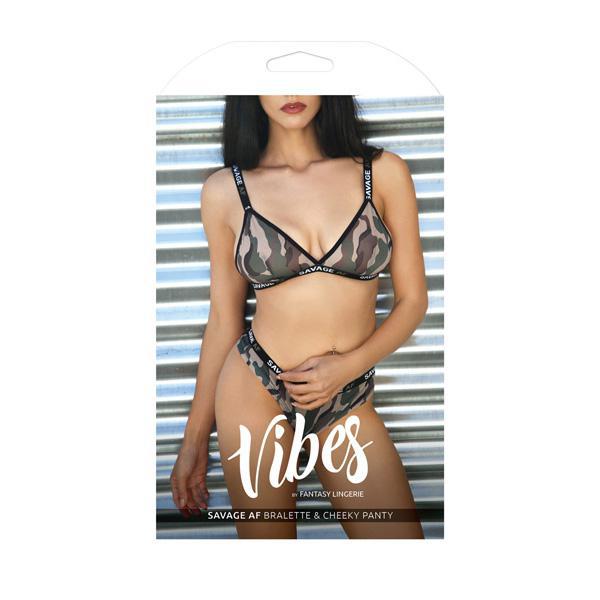 Fantasy SAVAGE AF BRALETTE & CHEEKY PANTY B - AF810 - ML - Temptations