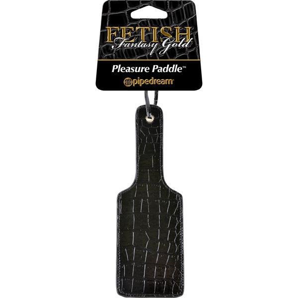 FF Gold Pleasure Paddle Black - Temptations