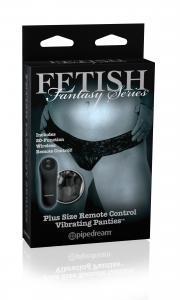 FF REMOTE CONTROL VIBRATING PANTIES PLUS SIZE BLACK - Temptations
