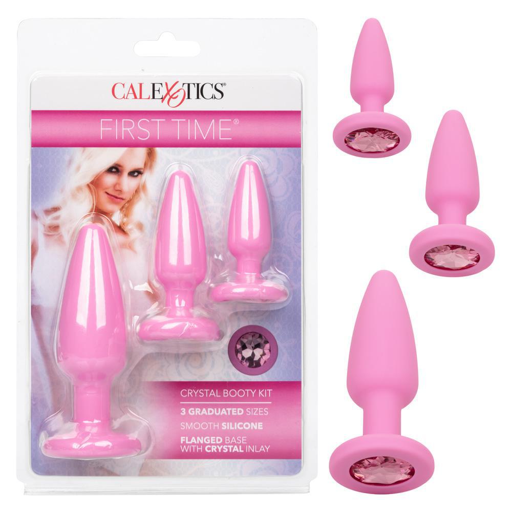 First Time Crystal Booty Kit Pink - Temptations