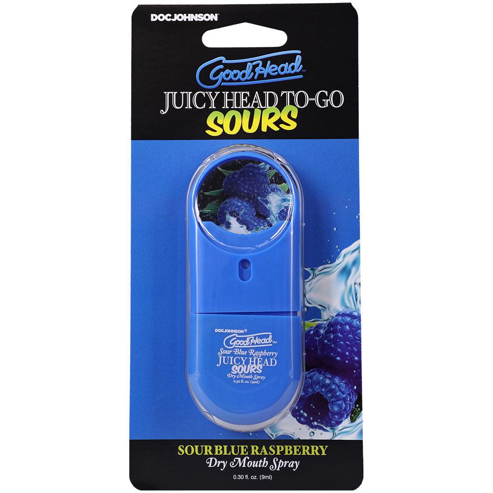 Goodhead Juicy Head Dry Mouth Spray To - Go Sour Blue Raspberry 0.30 oz. - Temptations