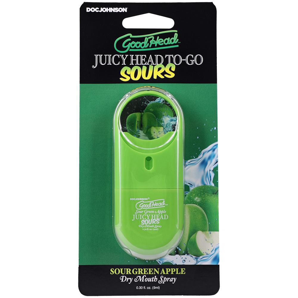Goodhead Juicy Head Dry Mouth Spray To - Go Sour Green Apple 0.30 oz - Temptations