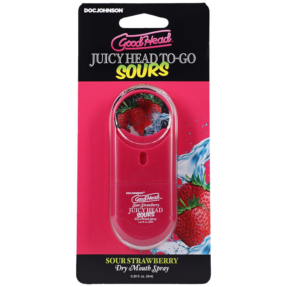 Goodhead Juicy Head Dry Mouth Spray To - Go Sour Strawberry 0.30 oz. - Temptations