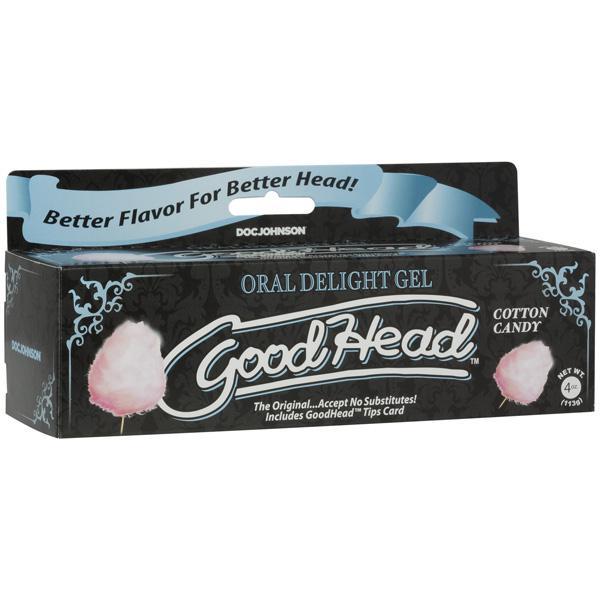 GOODHEAD ORAL DELIGHT GEL 4OZ TUBE COTTON CANDY - Temptations