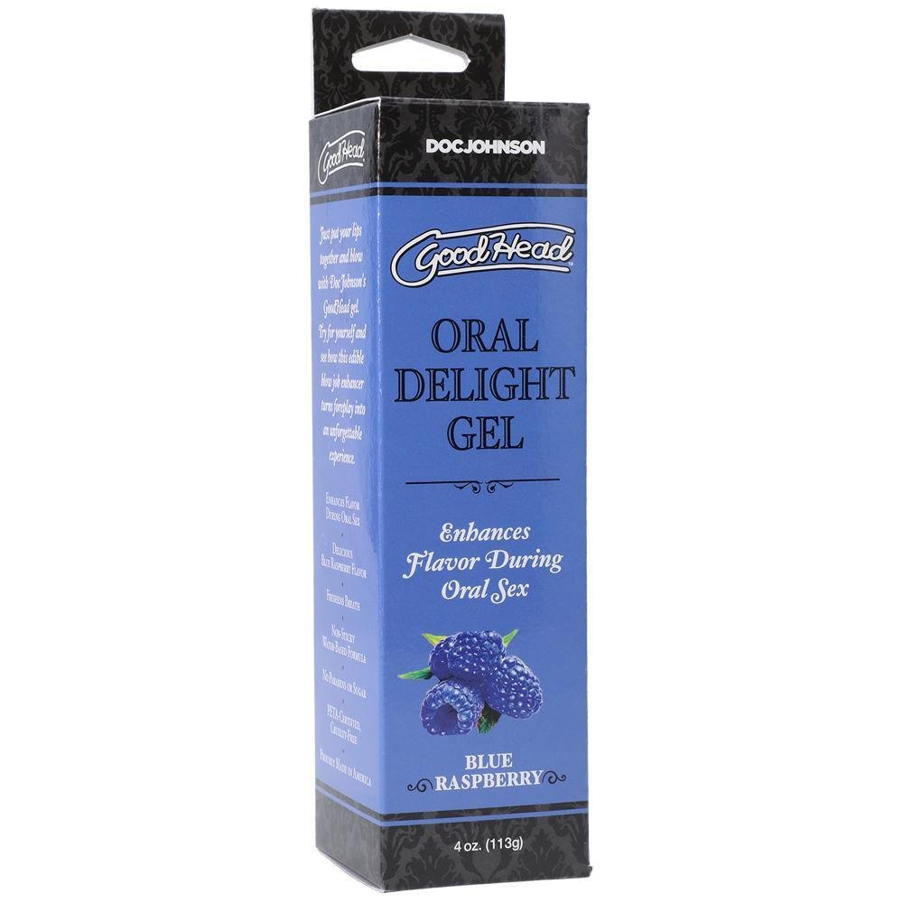 Goodhead Oral Delight Gel Blue Raspberry 4 oz. - Temptations