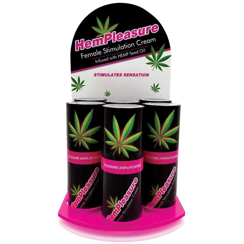 HemPleasure for Women Display - .5 oz Display of 6 - Temptations