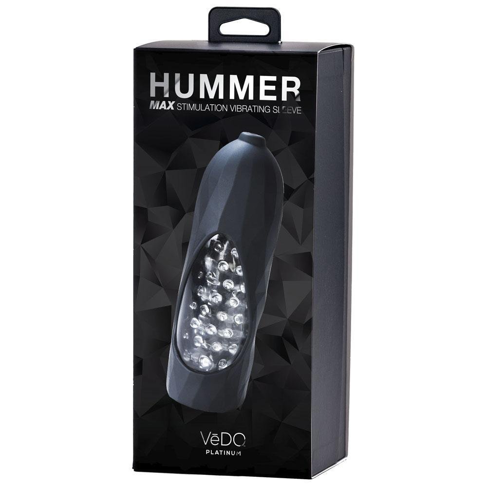 Hummer 2.0 Rechargeable Vibrating Sleeve Black Pearl - Temptations