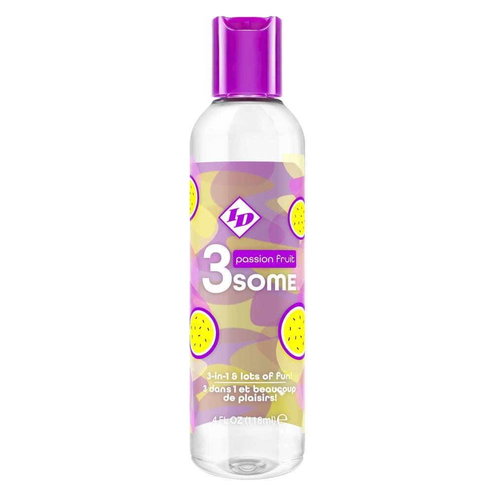 Id 3Some Passion Fruit Lube 4 oz - Temptations