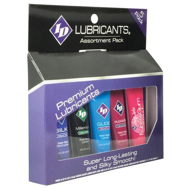 ID Sensual Lubricants Assorted Sampler 5Pk - Temptations