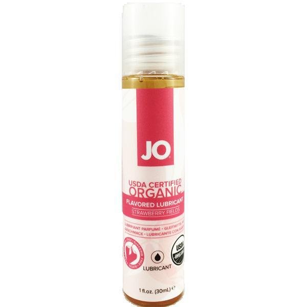 JO Naturalove Organic Lubricant Strawberry 1 oz. - Temptations