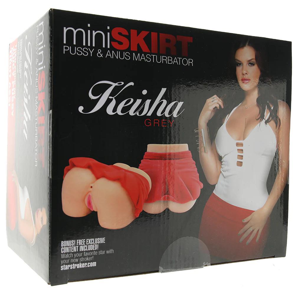KEISHA GREY MINI SKIRT - PUSSY & ANUS - Temptations