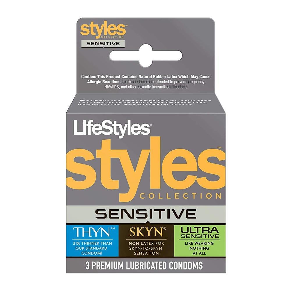 Lifestyles Styles Sensitive 3 Pack - Temptations