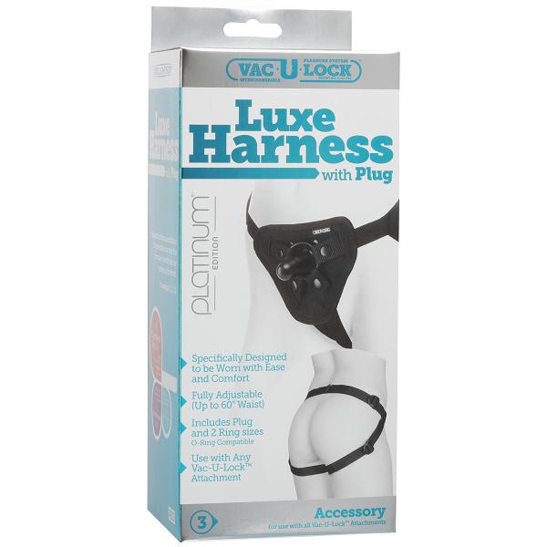 LUXE HARNESS - BLACK - Temptations