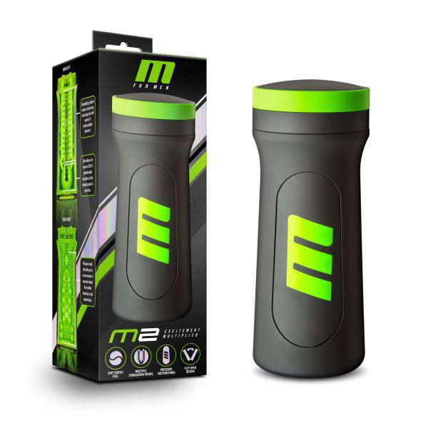 M For Men M2 Male Masturbator Cup Black - Temptations